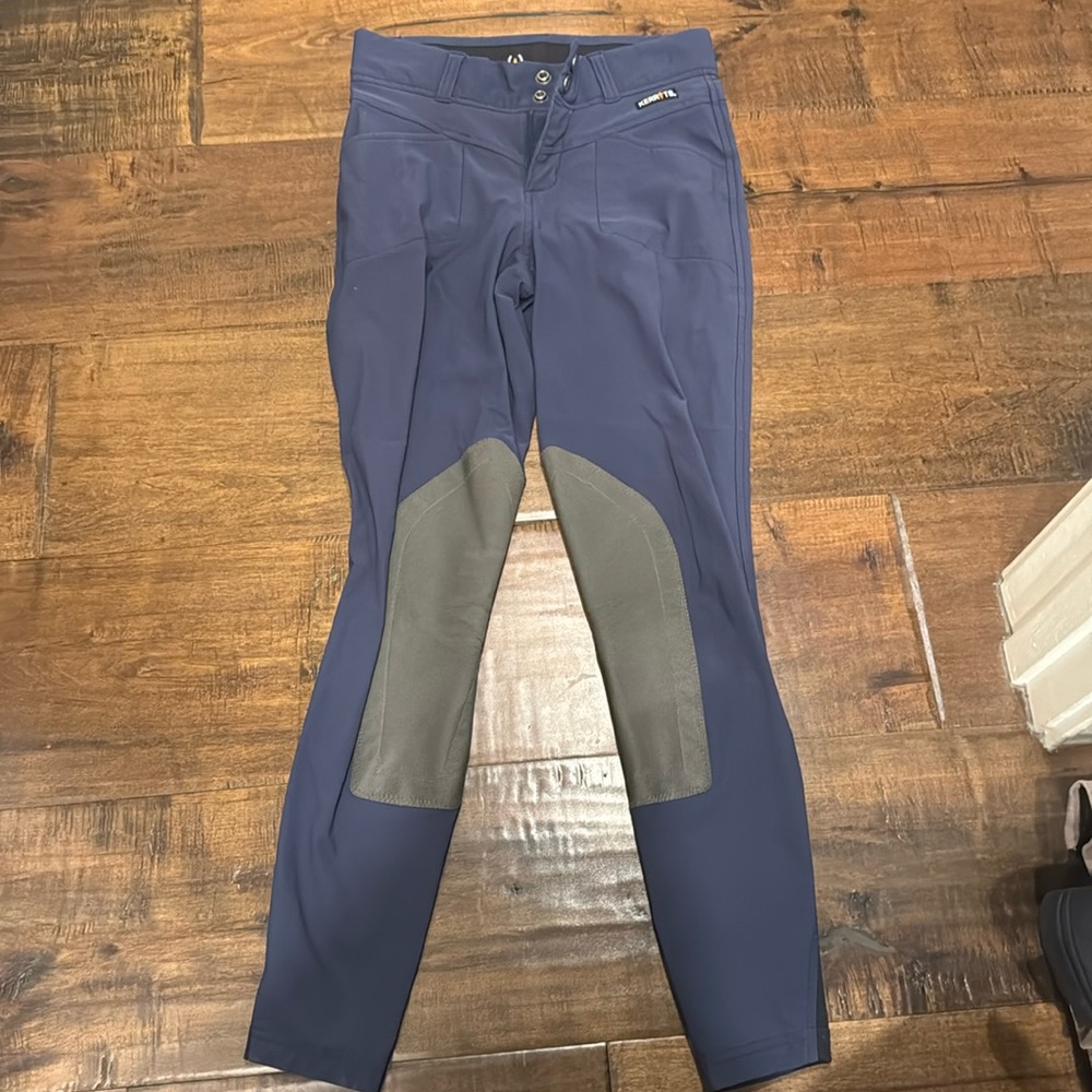 Kerrits Ladies’ Crossover II Knee-Patch Breech Navy